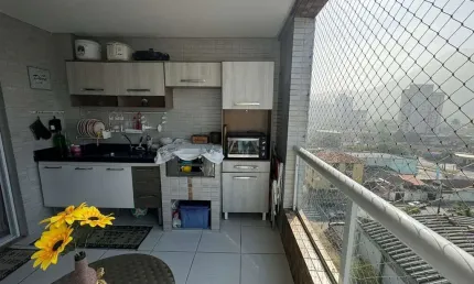 Apartamento com 2 quartos à venda na Avenida Rio Branco, Canto do Forte, Praia Grande