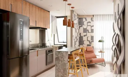 Apartamento no bairro jardim em santo andré de 2 quartos com suite terrazzo