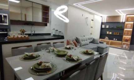 Apartamento 3 dormitorios mobiliado Vl Floresta Santo Andre