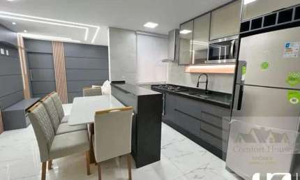Cobertura Utinga Santo Andre 3 dormitorios 2 vagas mobiliada