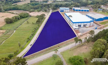 Terreno Industrial para Locação em Campo Largo, Salgadinho