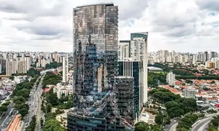 Laje corporativa para locação em são paulo, cidade monções, 18 vagas
