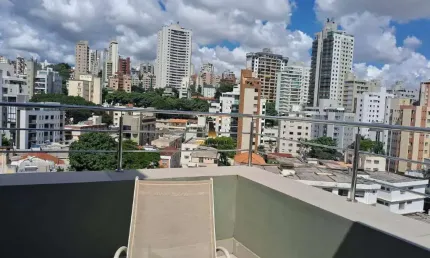 Cobertura à venda, 2 quartos, 2 suítes, 3 vagas, Santo Antônio - Belo Horizonte/MG