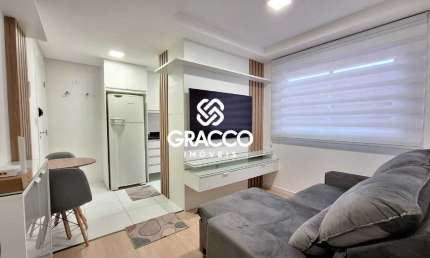 Apartamento Face Norte Mobiliado 1 Quarto - Torre com Elevador e Salão de Festas - Água Verde