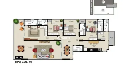 Apartamento com 4 quartos à venda na Avenida Beira Mar, 500, Praia do Morro, Guarapari por R$ 2.200.000