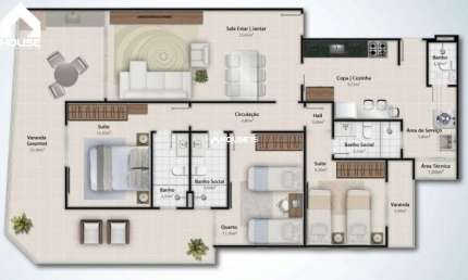 Apartamento com 3 quartos à venda na Rua Zuleima Fortes Farias, 61, São Judas Tadeu, Guarapari por R$ 950.000