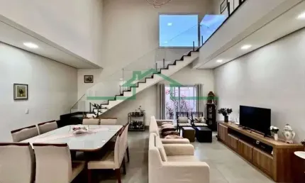 Casa em condomínio fechado com 3 quartos à venda na Avenida Aparecida Conceição Nunes Pereira da Silva, Santa Rosa, Piracicaba