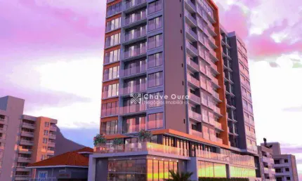 Apartamento à venda, 32 m² por r$ 392.254,29 - centro - cascavel/pr