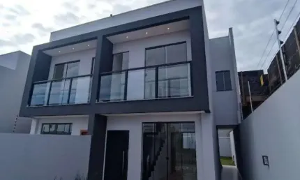 Sobrado com 3 dormitórios à venda, 91 m² por r$ 410.000,00 - florais do parana - cascavel/pr