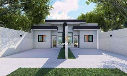 Casa na planta com 2 dormitórios à venda, 60 m² por R$ 255.000 - Interlagos - Cascavel/PR