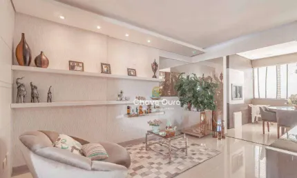 Apartamento de alto padrão da jl com 1 suíte master + 1 quarto e dep. de empregada, 169 m² por r$ 1.650.000 na rua mato grosso no centro - cascavel/pr