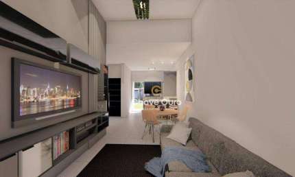 Casa com 1 suíte e 1 quarto, à venda, 67 m² por R$ 380.000 - Veredas - Cascavel/PR