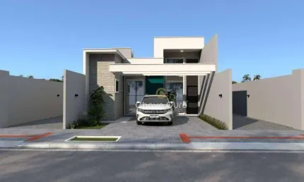 Casa com 1 suíte + 2 quartos e piscina, à venda, 85 m² por R$ 549.900 - Periolo - Cascavel/PR