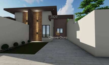 Casa com 3 dormitórios à venda, 67 m² por R$ 310.000,00 - Pinheirinho - Toledo/PR