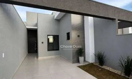 Casa a venda no jd. coopagro com diferencial de varanda gourmet c/ churrasqueira