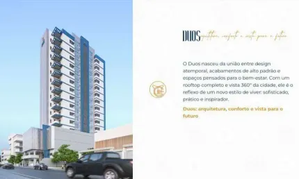Apartamento  a venda com 02 suíte a venda a poucas quadras do Lago Municipal