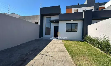 Casa com 1 suíte + 1 dormitório à venda, 63 m² por r$ 325.000 - belmonte - cascavel/pr