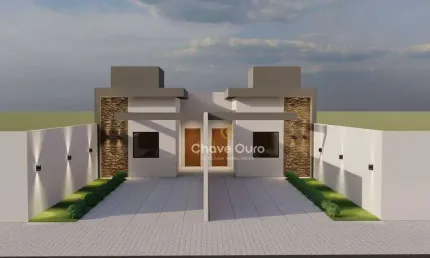 Casa com 2 dormitórios à venda, 55 m² por R$ 325.000,00 - Jardim Coopagro - Toledo/PR