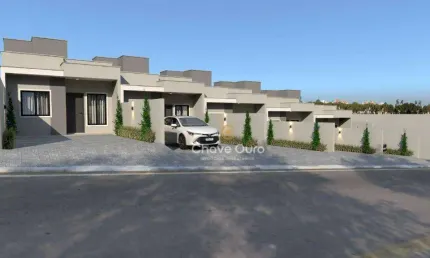 Casa na planta com 2 dormitórios à venda, 60 m² por r$ 270.000 - ecopark - cascavel/pr