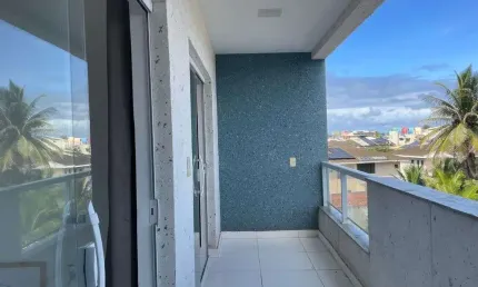 Apartamento 1/4, com piscina, 2 vagas de garagens, a 100m da Praia de Ipitanga