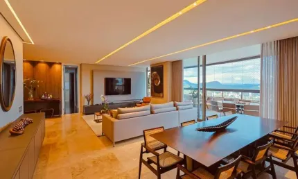 Apartamento com 3 quartos à venda na alameda flamboyant, 170, vale do sereno, nova lima, 245 m2 por r$ 5.600.000