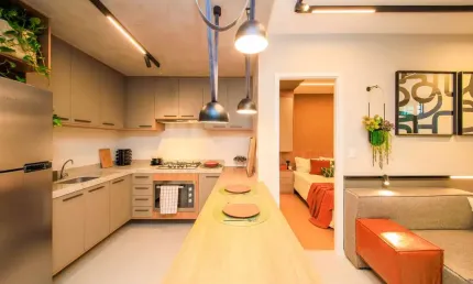 Apartamento 2 quartos (2 suítes) em um condomínio com lazer. Parte plana do São Mateus e conexão com o verde das montanhas