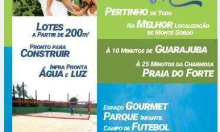 Terreno à venda na Rua Senhor do Bonfim, 3, Monte Gordo, Camaçari