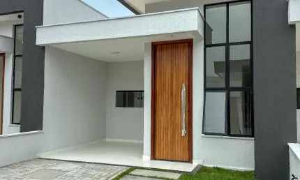 Casas em condomínio entregues agora , novas em parnamirim nova esperança