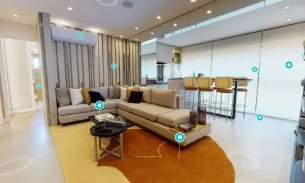 Apartamento à venda, 2 dormitórios com suíte e 1 vaga