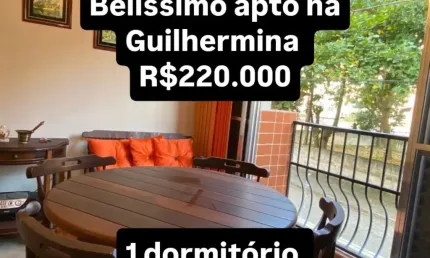 Apartamento com 1 quarto à venda em Guilhermina, Praia Grande 