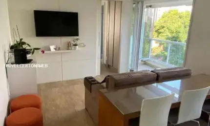 Apartamento para locação em são paulo, campo belo, 1 dormitório, 1 banheiro, 1 vaga