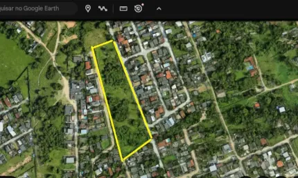 Excelente terreno plano e murado em marambaia com 13. 500 metros quadrados