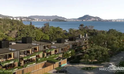 CASA (APARTAMENTO) GARDEN COM 2 SUÍTES NO CONDOMÍNIO PASSEIO DO MAR, EM CACUPÉ- FLORIANÓPOLIS/SC