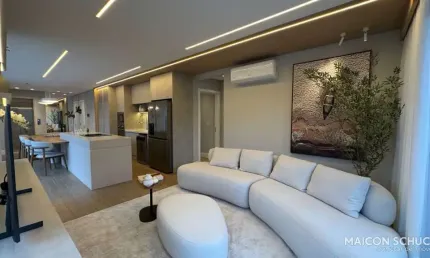 Apartamento mobiliado e decorado 2 dormitórios sendo 1 suíte, jurerê, florianópolis/sc