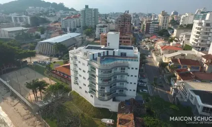 APARTAMENTO 3 SUÍTES, VISTA MAR E VAGA NÁUTICA, COQUEIROS, FLORIANÓPOLIS/SC