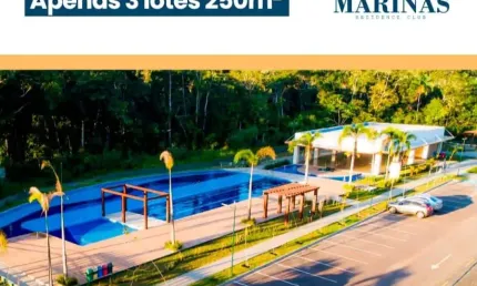 Oportunidade!  Lote por apenas 160mil, no Vivenda das Marinas,  a vista