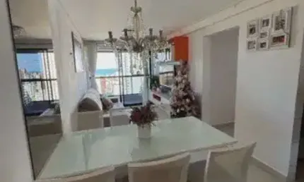 Apartamento 2 quartos PORTEIRA FECHADA vista mar no Aeroclube - João Pessoa - PB