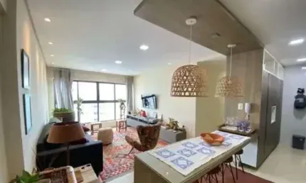 Apartamento mobiliado vista mar 2 quartos em jardim oceania - joão pessoa - pb