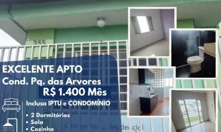 Apartamento com 2 quartos para alugar na Rua General Osório, Vila Nova Aparecida, Mogi das Cruzes
