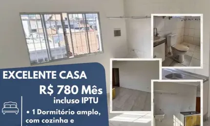 Kitnet / Stúdio para alugar na Rua Caboclos, Vila Urupês, Suzano