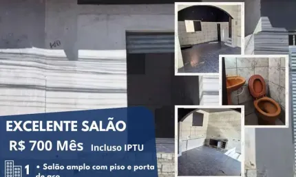 Ponto comercial para alugar na Rua João Ramalho, Jardim Revista, Suzano