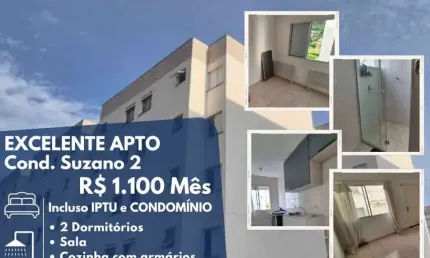 Apartamento com 2 quartos para alugar na Estrada Takashi Kobata, Jardim Europa, Suzano