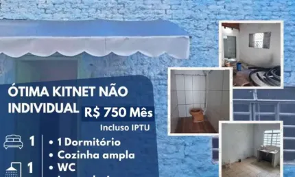 Kitnet / Stúdio para alugar na Estrada Portão Honda, Jardim Revista, Suzano