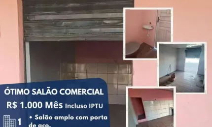 Ponto comercial com 1 sala para alugar na Estrada Portão Honda, Jardim Revista, Suzano