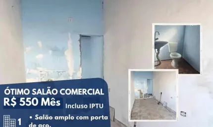 Ponto comercial com 1 sala para alugar na Estrada Portão Honda, Jardim Revista, Suzano