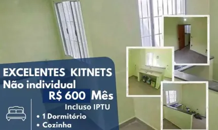 Kitnet / Stúdio para alugar na Rua Professor Theotônio Pavão, Vila Jamil, Ferraz de Vasconcelos