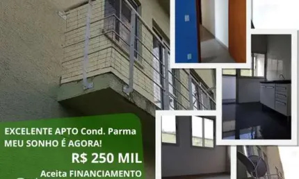 Apartamento para Venda em Mogi das Cruzes, Mogi Moderno, 2 dormitórios, 1 banheiro, 1 vaga