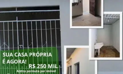Casa para venda em suzano, jardim leblon, 3 dormitórios, 1 banheiro, 2 vagas