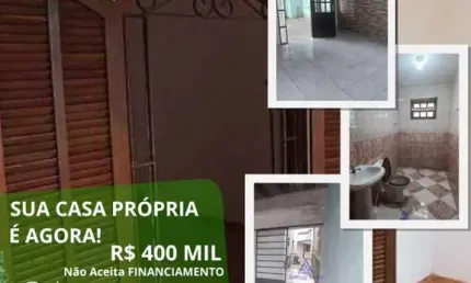 Casa para Venda em Suzano, Jardim Leblon, 2 dormitórios, 2 banheiros, 2 vagas