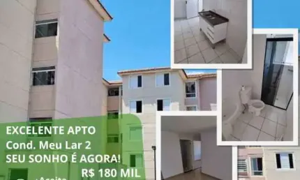 Apartamento para Venda em Mogi das Cruzes, Jundiapeba, 2 dormitórios, 1 banheiro, 1 vaga